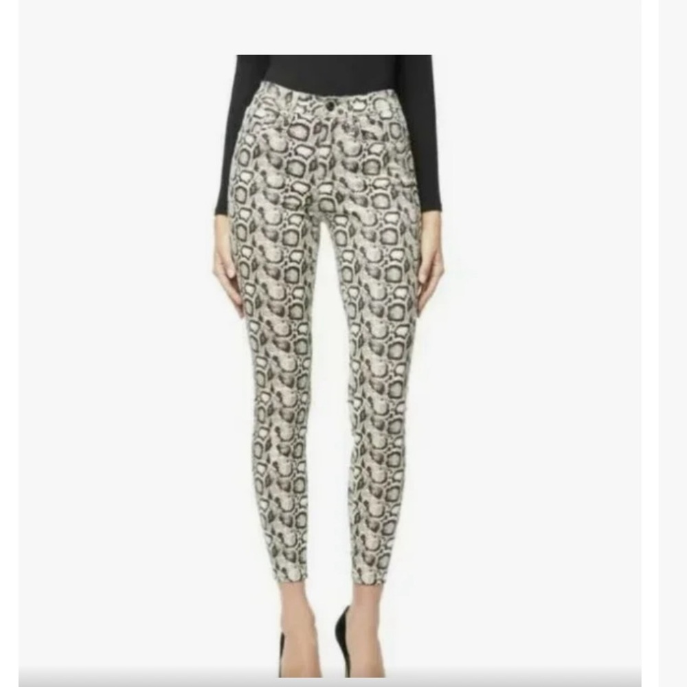 Good American Good Legs Like New Snake Print Skinny Jean 4/27